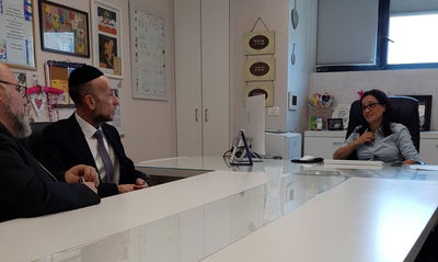 ח"כ אורי מקלב בפגישה עם שוחט, השבוע