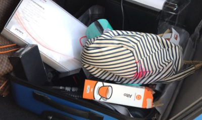 חלק מהרכוש הגנוב שנתפס ברכב