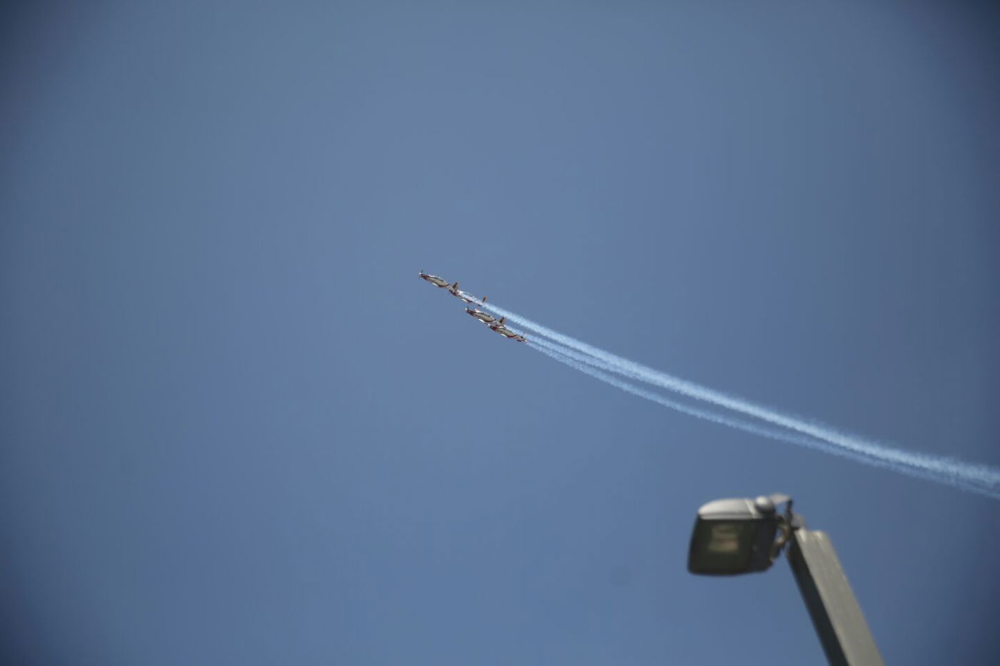 צפו: כך נראה המטס בשמי ירושלים • גלריה