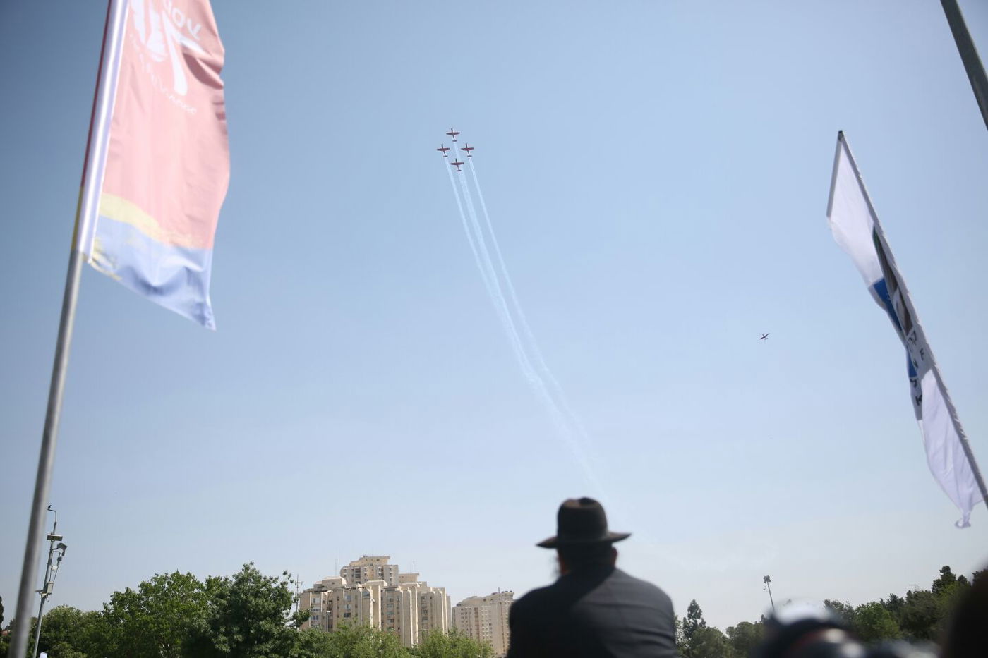 צפו: כך נראה המטס בשמי ירושלים • גלריה