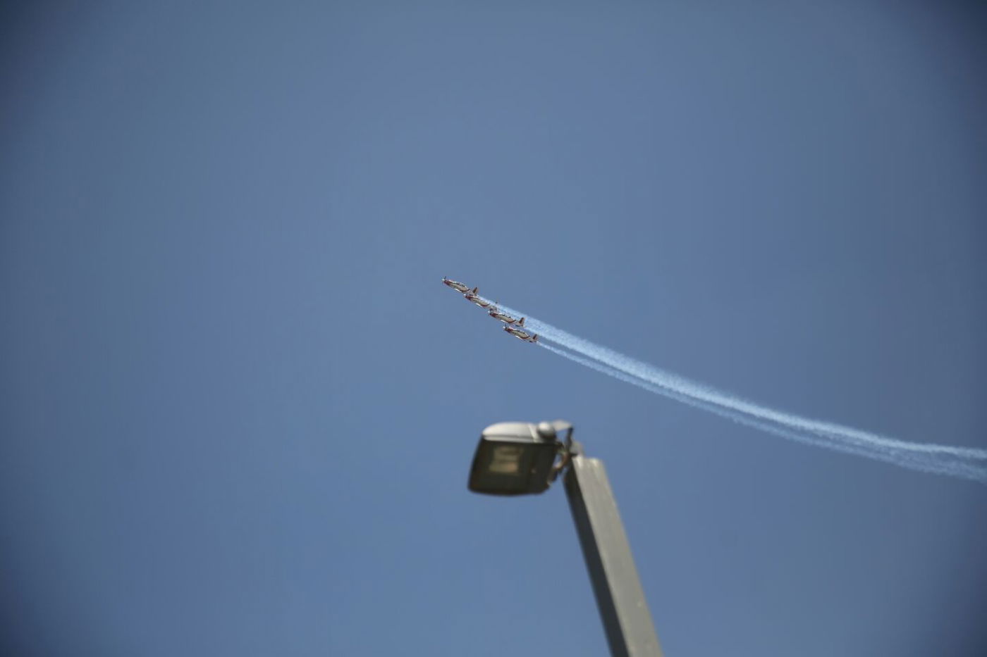 צפו: כך נראה המטס בשמי ירושלים • גלריה