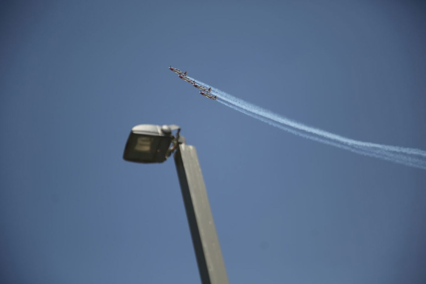 צפו: כך נראה המטס בשמי ירושלים • גלריה