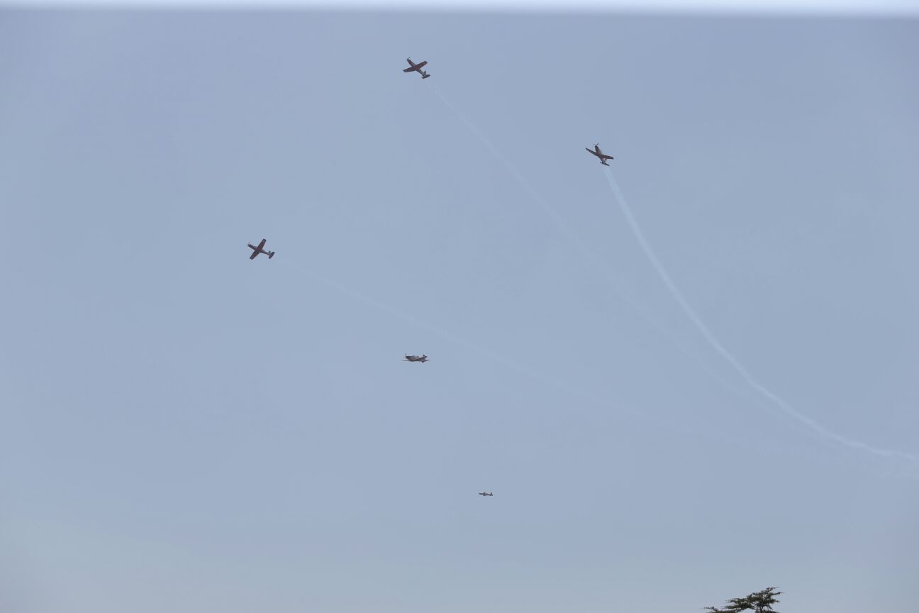 צפו: כך נראה המטס בשמי ירושלים • גלריה