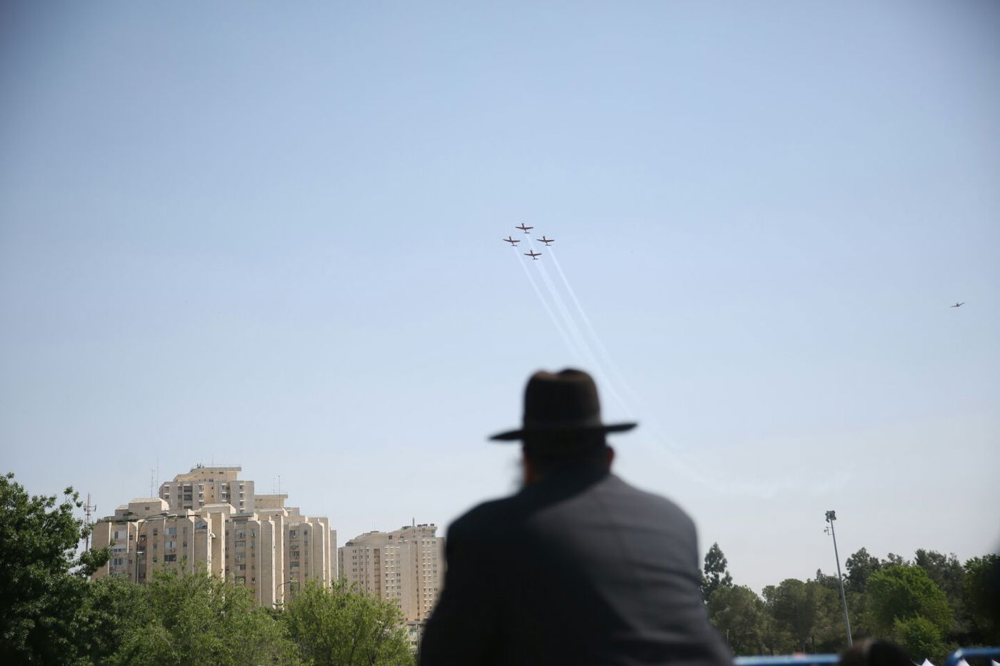 צפו: כך נראה המטס בשמי ירושלים • גלריה