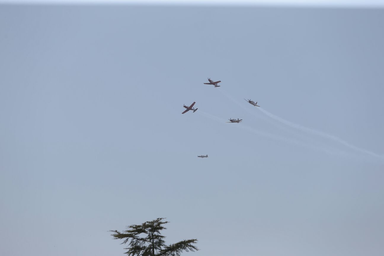 צפו: כך נראה המטס בשמי ירושלים • גלריה