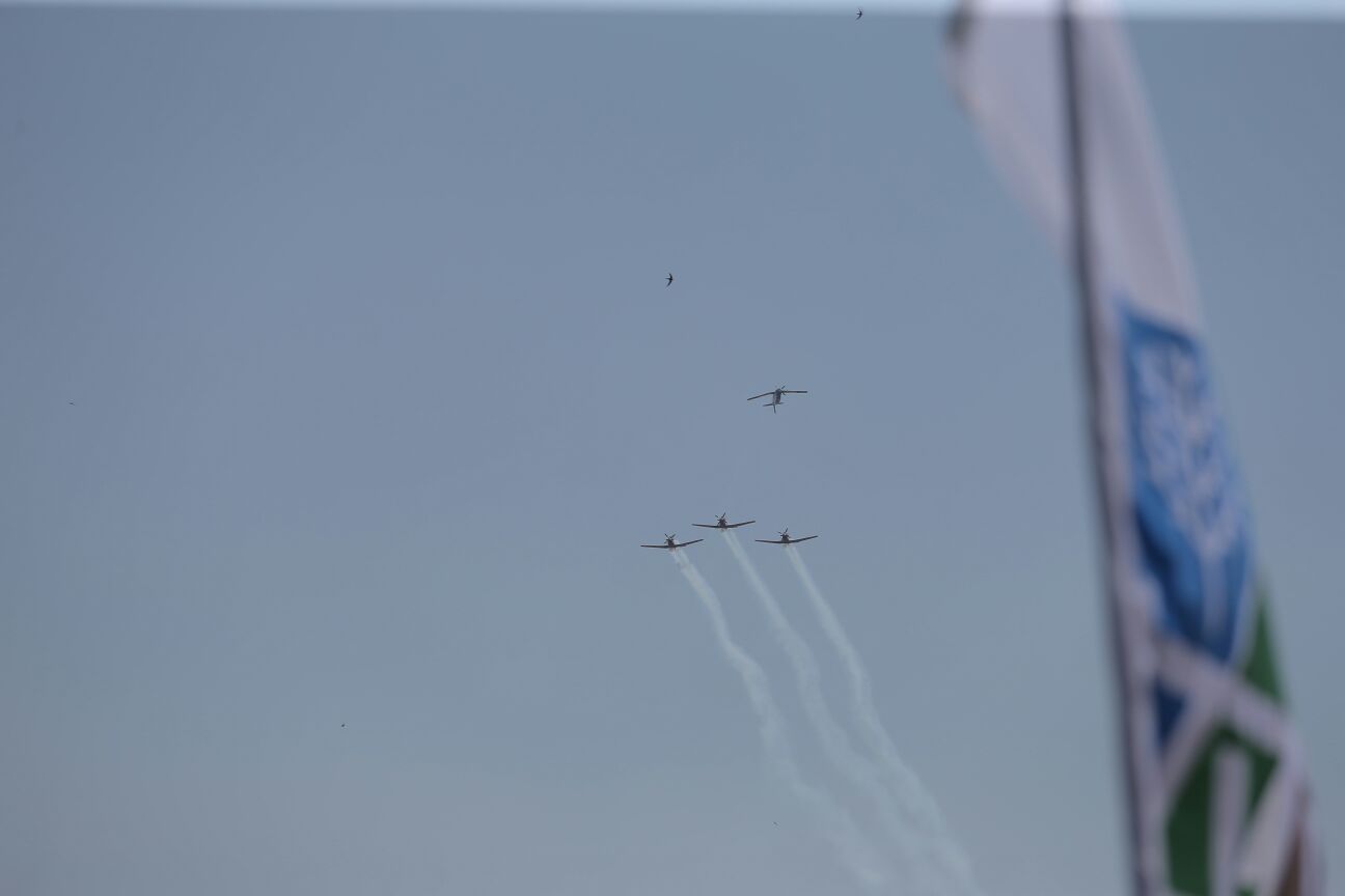 צפו: כך נראה המטס בשמי ירושלים • גלריה