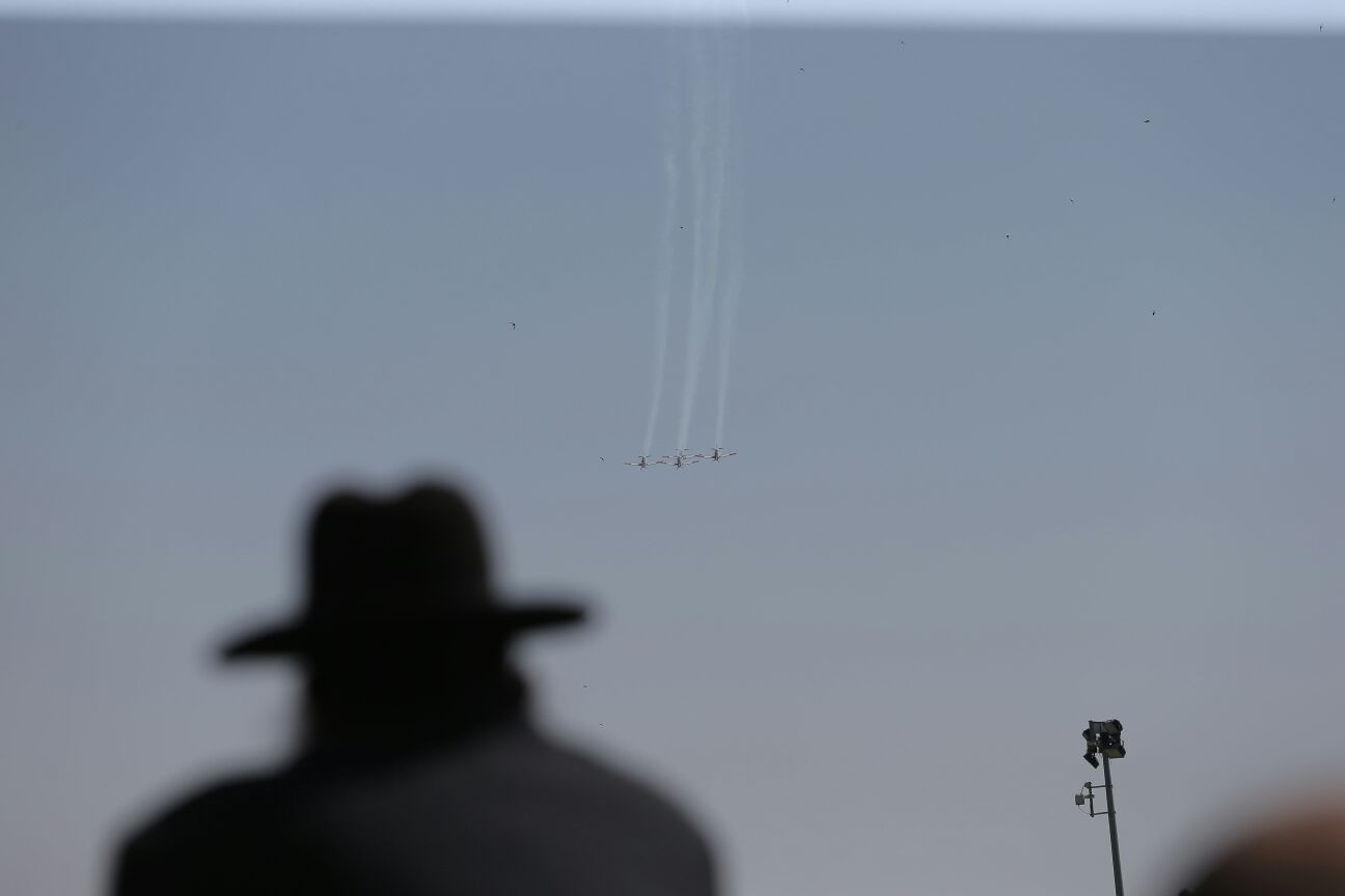 צפו: כך נראה המטס בשמי ירושלים • גלריה
