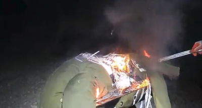 משטרת ישראל חוקרת את סרטון "החייל על האש"