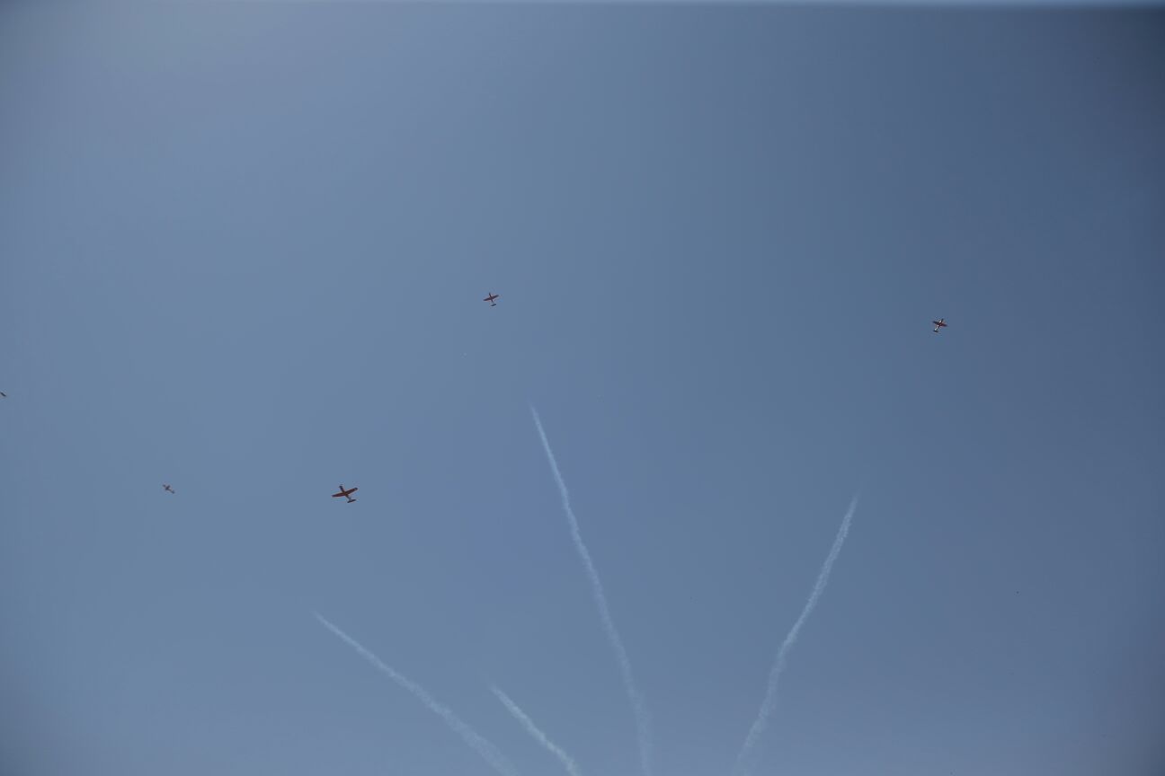 תיעוד מסכם • מטס חיל האוויר בירושלים ובתל אביב