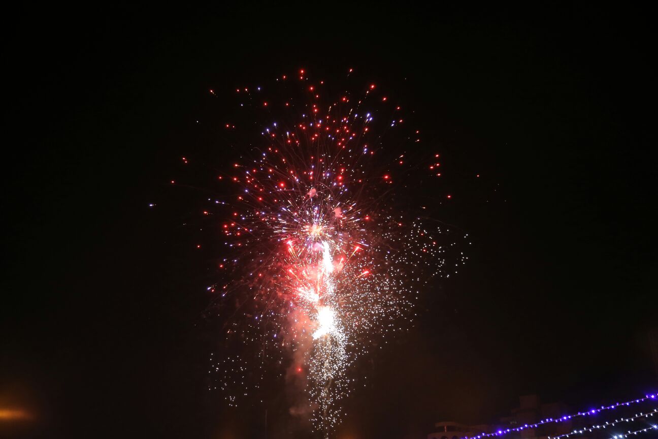 גלריה מרהיבה: מופע הזיקוקים בשמי ירושלים