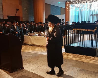 הרבי רוקד עם ספר התורה