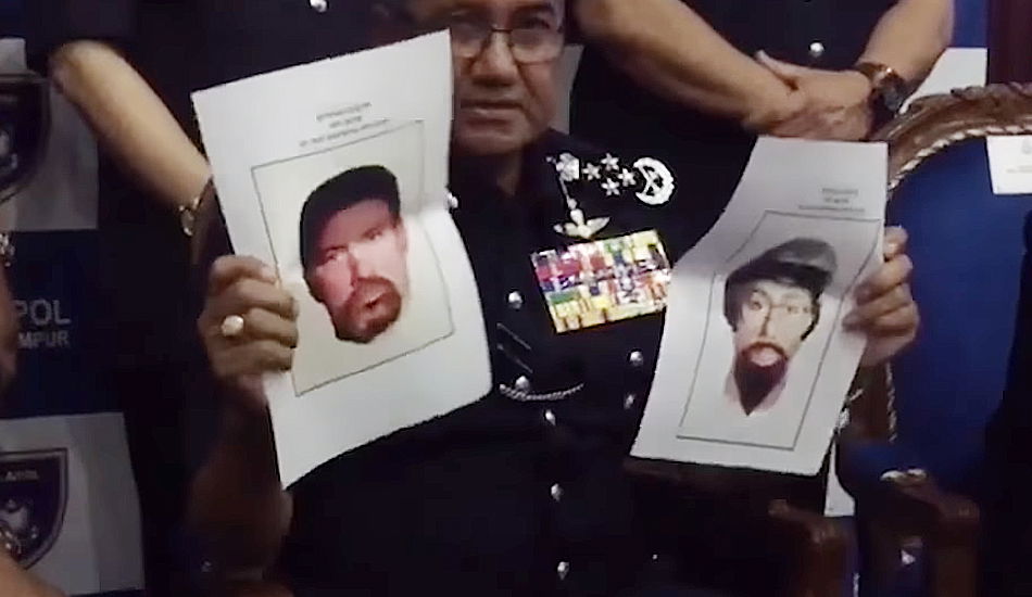 המשטרה מציגה את החשודים