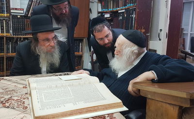 הרב קופשיץ אצל מרן הגר"ח קנייבסקי