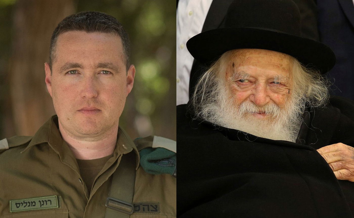 דובר צה"ל התברך מפיו של מרן שר התורה הגר"ח קנייבסקי