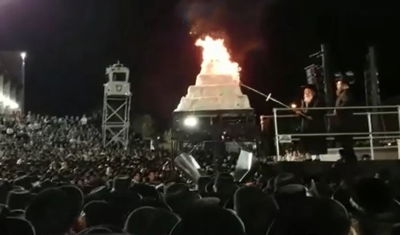 רבבות חסידים, מאות ילדי חלאקה ו-60 אלף דולר להדלקה