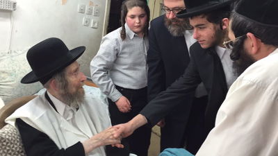 זאבי פרידמן ז"ל אצל מרן הרב שטיינמן זצ"ל