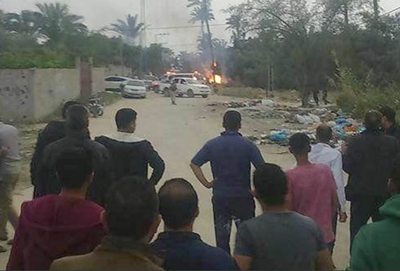 זירת הפיצוץ