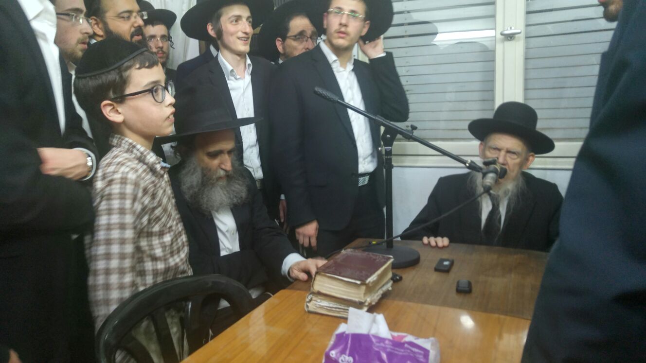הסיום של 'אורחות תורה': בבית הגרי"ג אדלשטיין