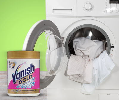 לבן ללא כתמים. וניש קליה גולד.