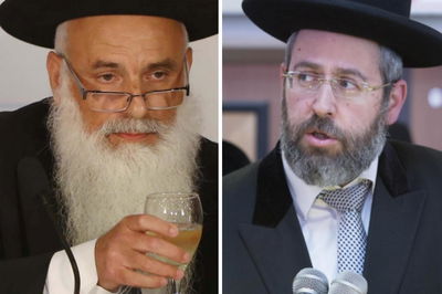 הרב הראשי רבי דוד לאו והמנכ"ל הרב דוד מלכה