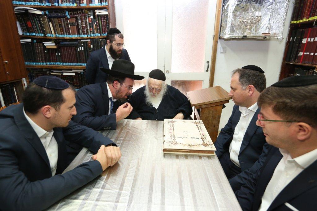 ראשי זק"א ישראל התברכו אצל מרן שר התורה