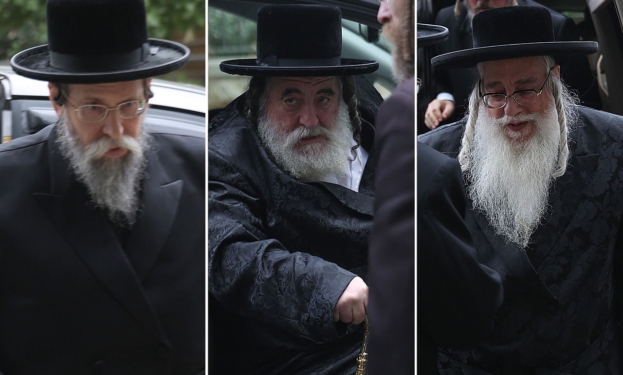 האדמו"רים מצאנז, ויז'ניץ ובויאן, אמש