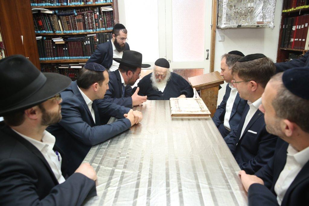 ראשי זק"א ישראל התברכו אצל מרן שר התורה
