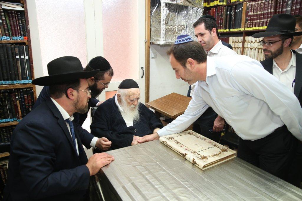ראשי זק"א ישראל התברכו אצל מרן שר התורה