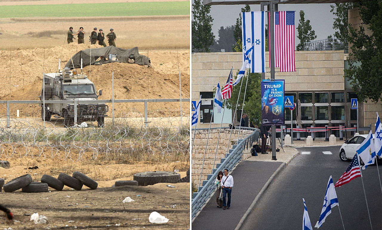 שגרירות ארה"ב בירושלים וההיערכות מול עזה