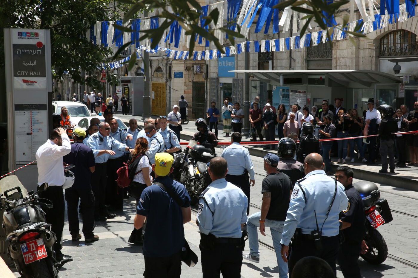 פצוע קל מדקירה ב"כיכר ספרא" בירושלים