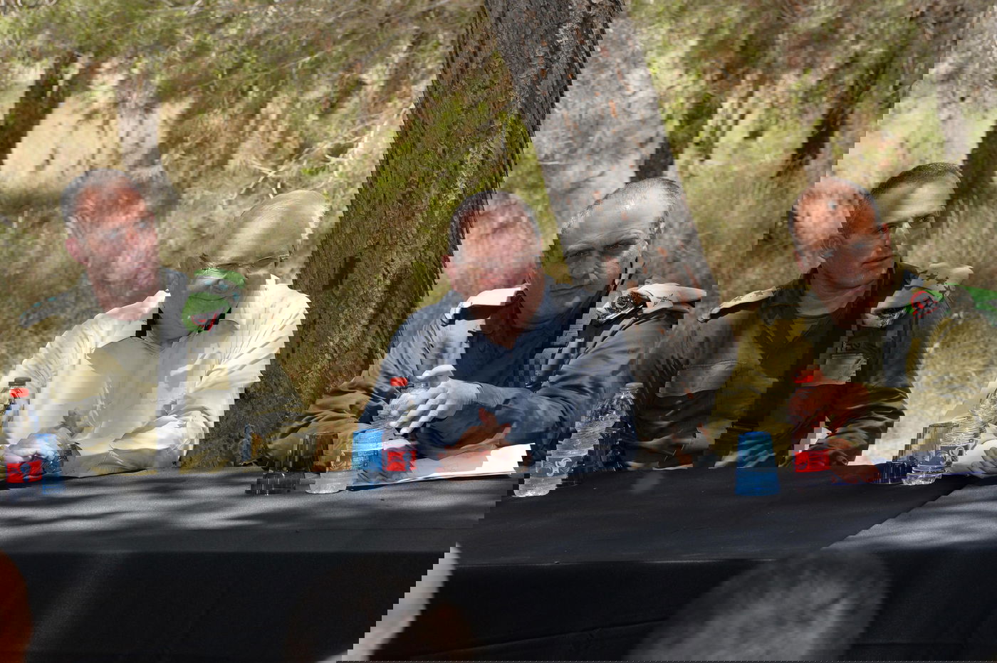 הנשיא ריבלין בגובל הרצועה, היום