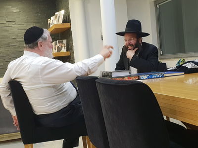 הרב מאירוביץ אצל וולדמן, אמש