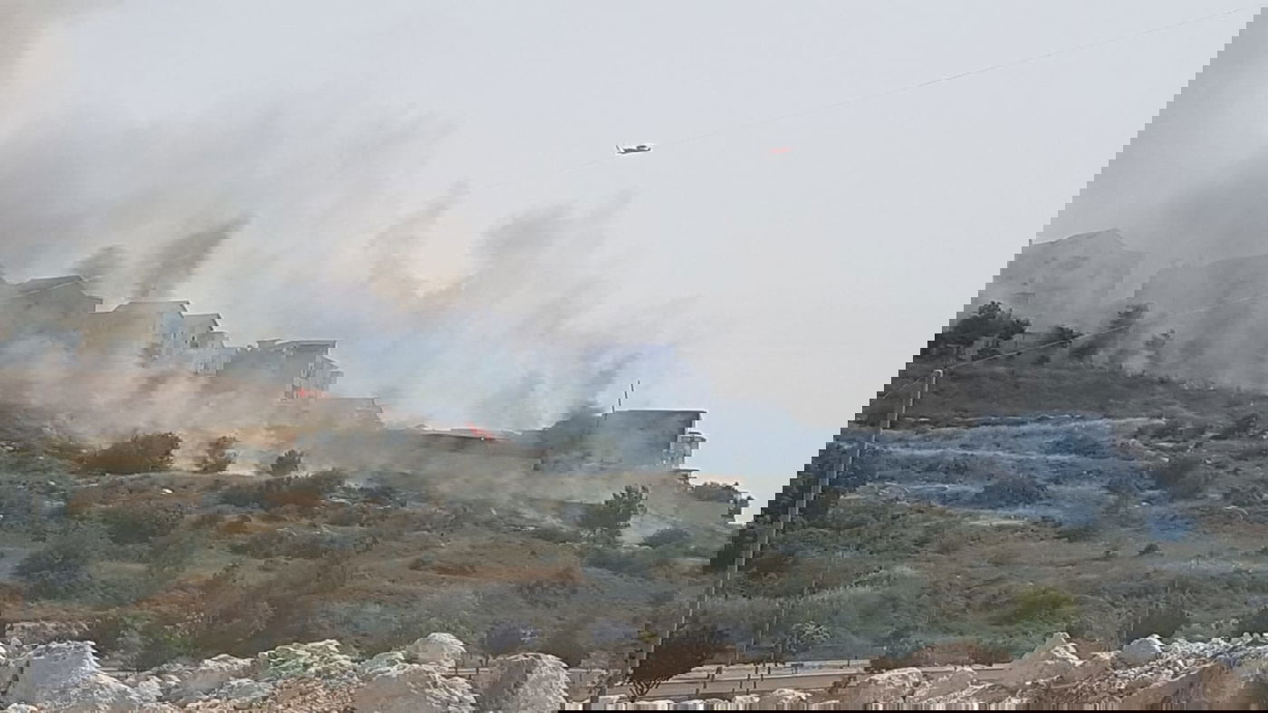 שריפת ענק בבית שמש; בית כנסת עלה בלהבות