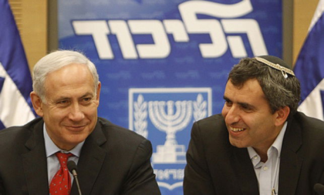 זאב אלקין עם רה"מ בנימין נתניהו