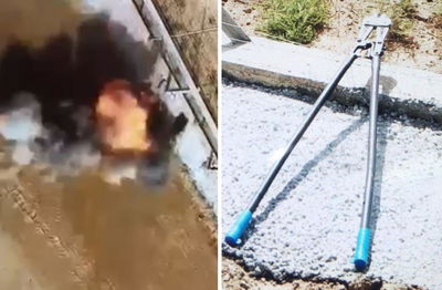 תיעוד: כך צה"ל נטרל מטען חבלה על הגדר