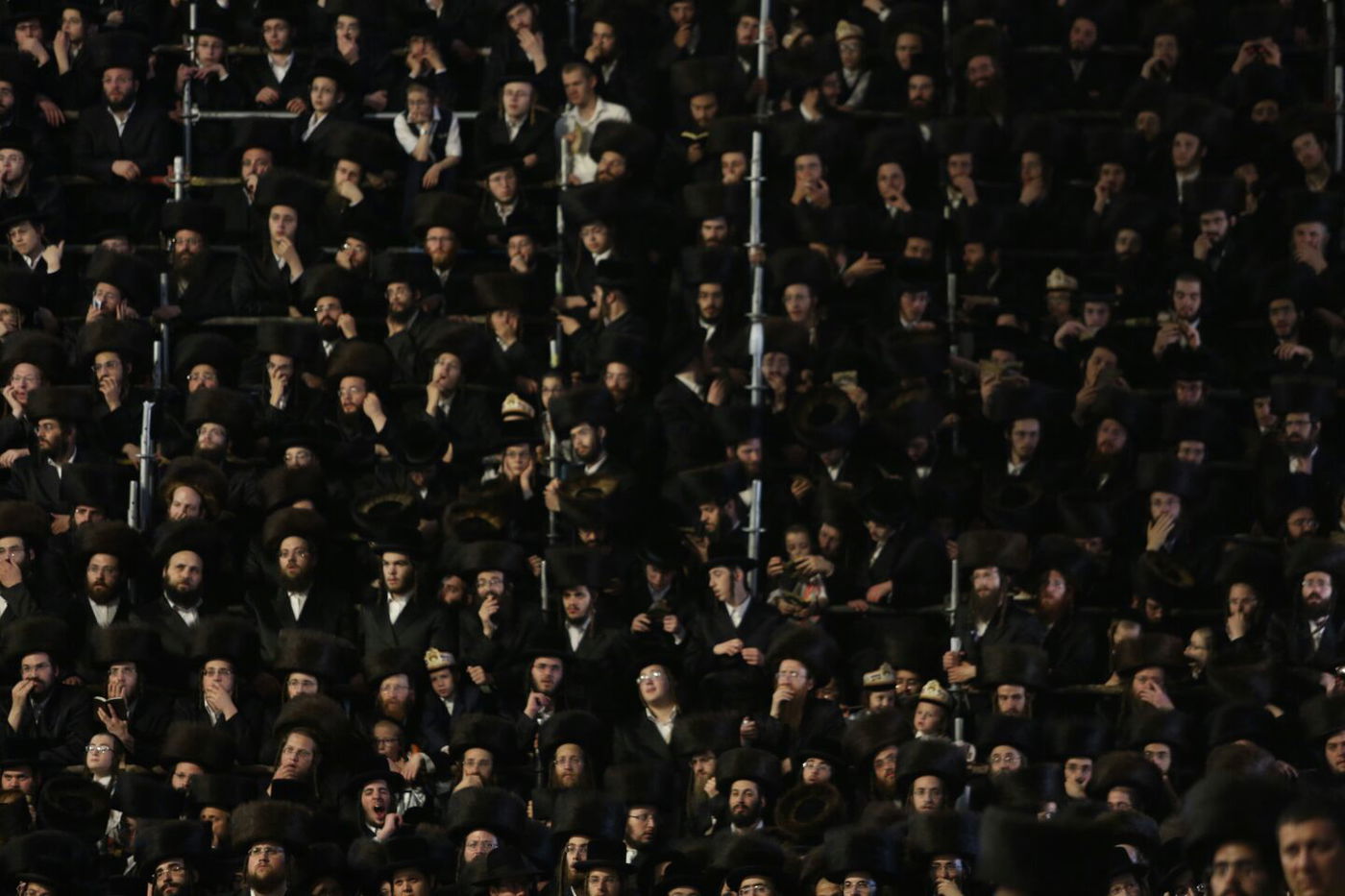 צפו: רבבות חוגגים בחתונת נכד האדמו"ר מבעלזא