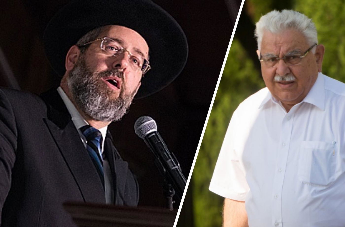 הגר"ד לאו ומשה נסים