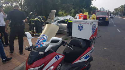 זירת התאונה הקשה