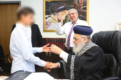 ילדים שחולצו מכפרים ערביים התקבלו אצל הראשל"צ