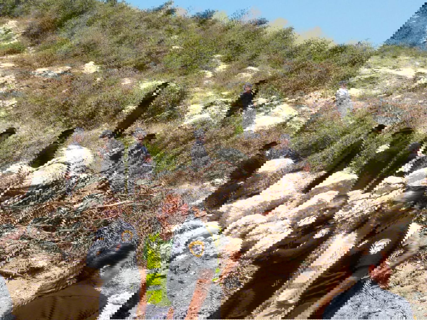 כביש 38: המפגינים החרדים השתלטו על שטח הקברים