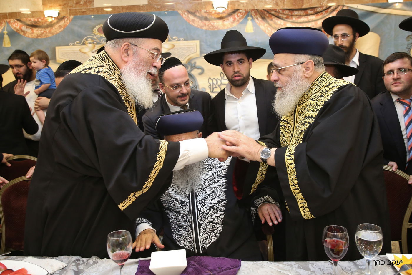 שלושת הראשל"צים בשמחה אחת • תיעוד