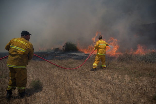 נלחמים באש, גבול הדרום בתחילת השבוע