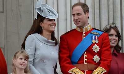 הנסיך וויליאם עם משפחתו