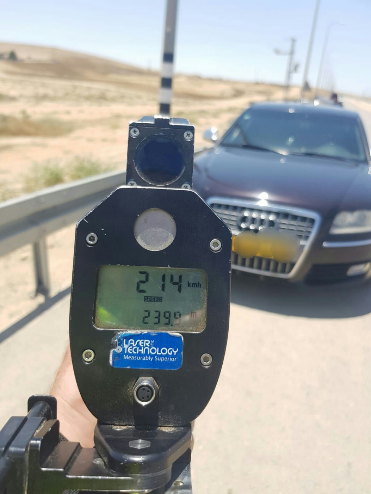 נהג או טייס? נתפס על מהירות 214 קמ"ש