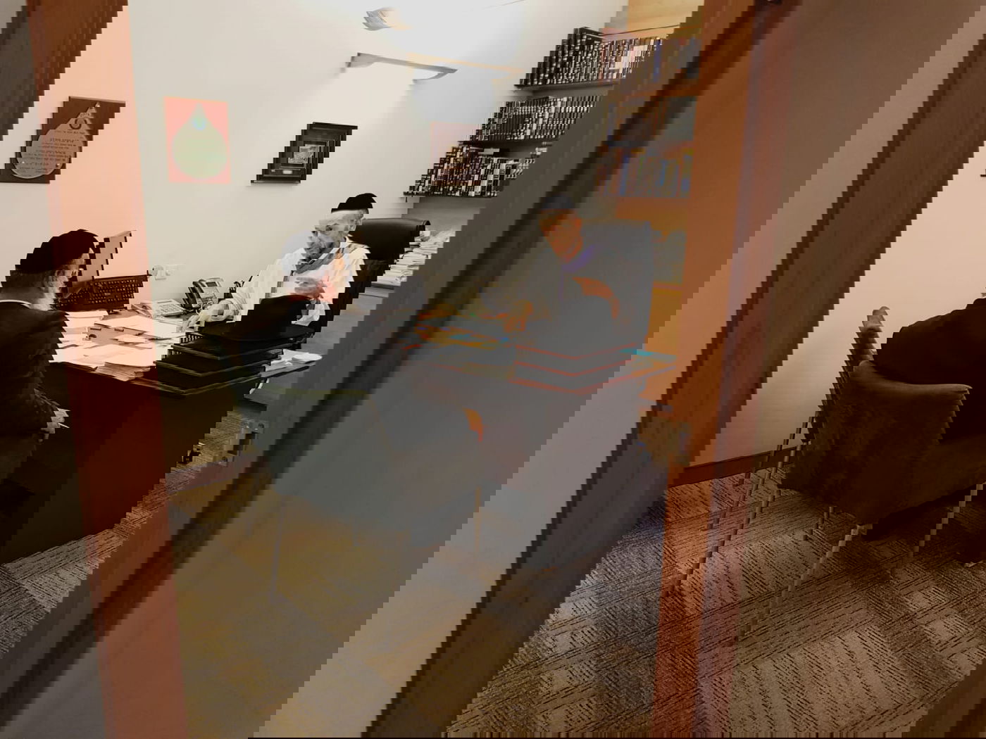 רובינשטיין בפגישה עם מקלב, השבוע