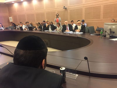 הדיון בוועדה, היום