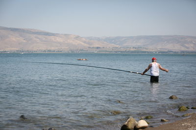 דייג בכינרת
