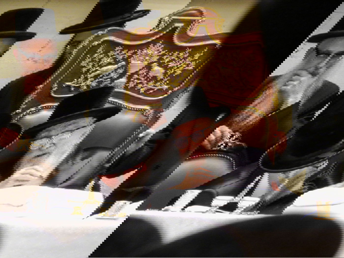 האדמו"ר מסקווירא והאדמו"ר מויז'ניץ ממונסי