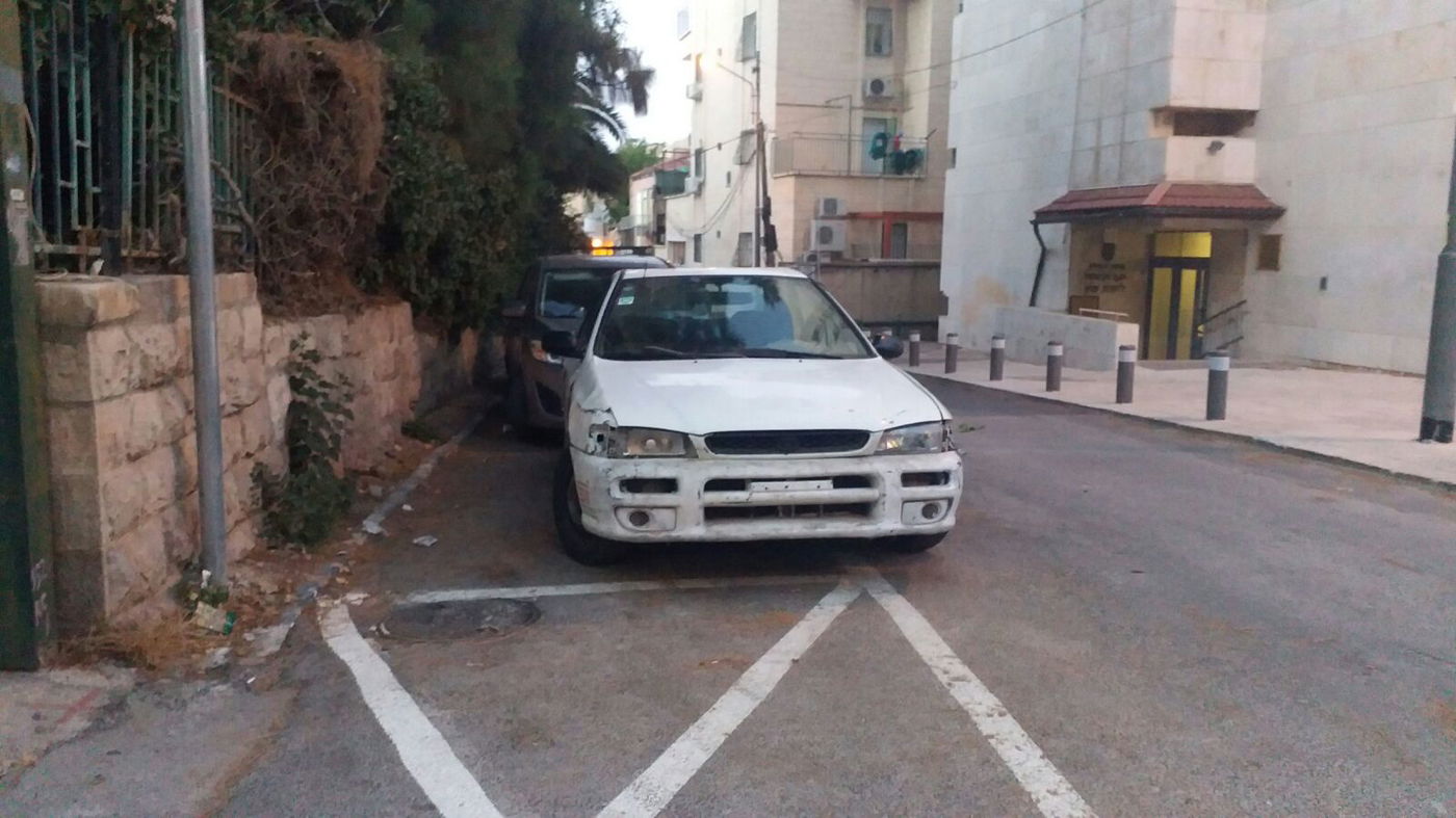 הרכב הערב לאחר שנתפס