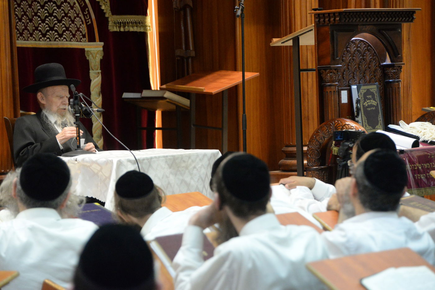 עצרת ההספד על בנו של הגר"ג אדלשטיין • תיעוד